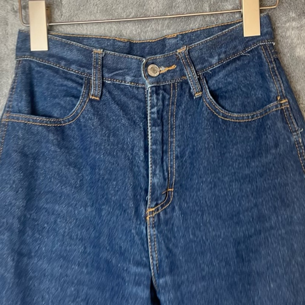 NEW! Brandy Melville John GALT Taper Straight Dark Wash 100% Cotton 24 W 26L - Picture 3 of 12